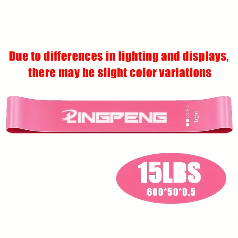 Mini Band Elástica – Kit com 1 ou 5 Unidades para Treino de Glúteos, Pernas e Corpo Total