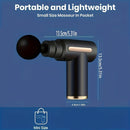 Mini Massageador Portátil – Pistola de Massagem Muscular para Costas, Pescoço e Corpo