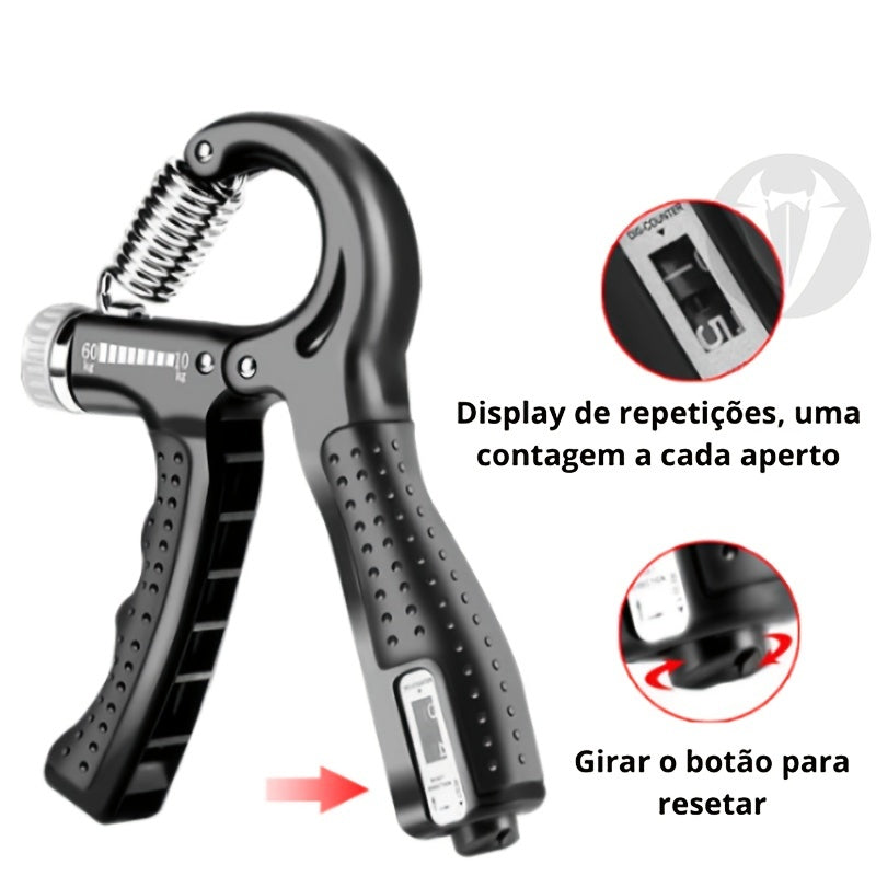 *PAGUE 1 LEVE 2* | Hand Grip Ajustável – Fortalecedor de Mãos e Antebraços (5–60 kg)