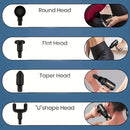 Mini Massageador Portátil – Pistola de Massagem Muscular para Costas, Pescoço e Corpo