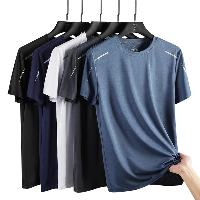 Camiseta Masculina Outdoor – Secagem Rápida, Respirável e Conforto Premium para o Verão
