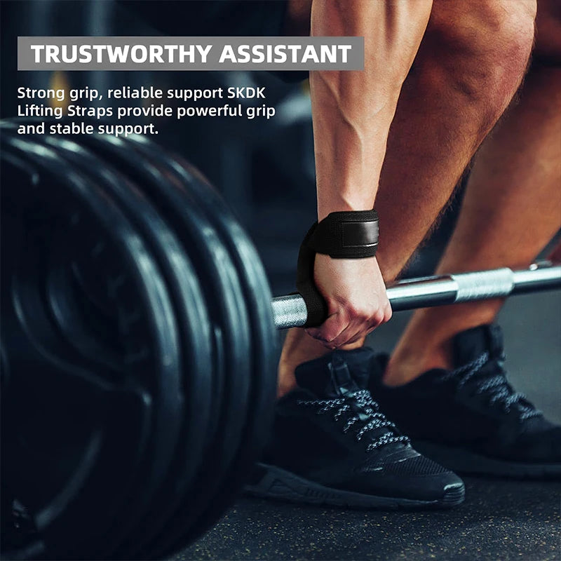 Straps de Levantamento – Suporte de Punho Ajustável Antiderrapante para Musculação