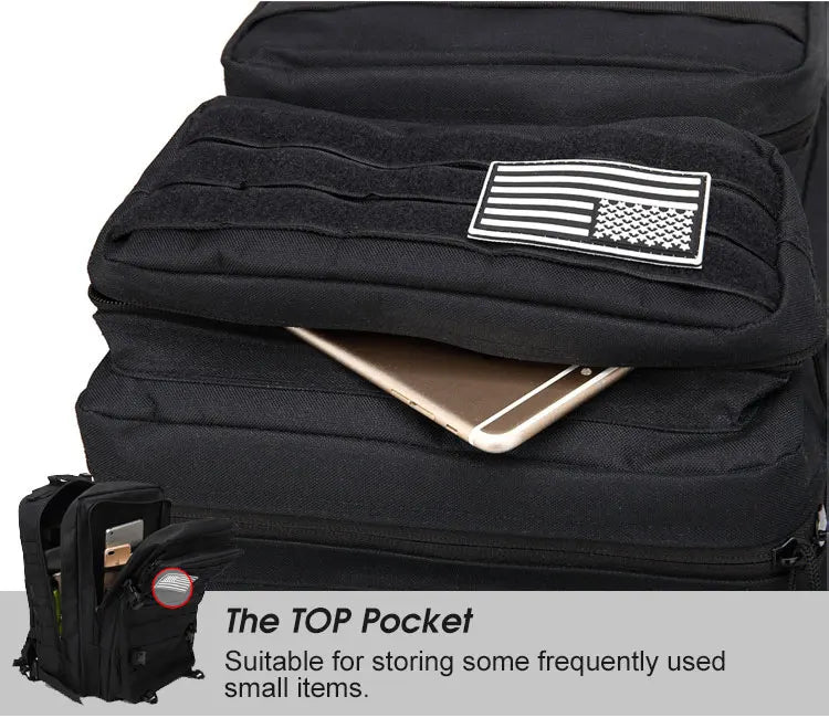 Mochila Tática 50L – Impermeável, Multiuso e de Alta Capacidade para Viagens e Aventura