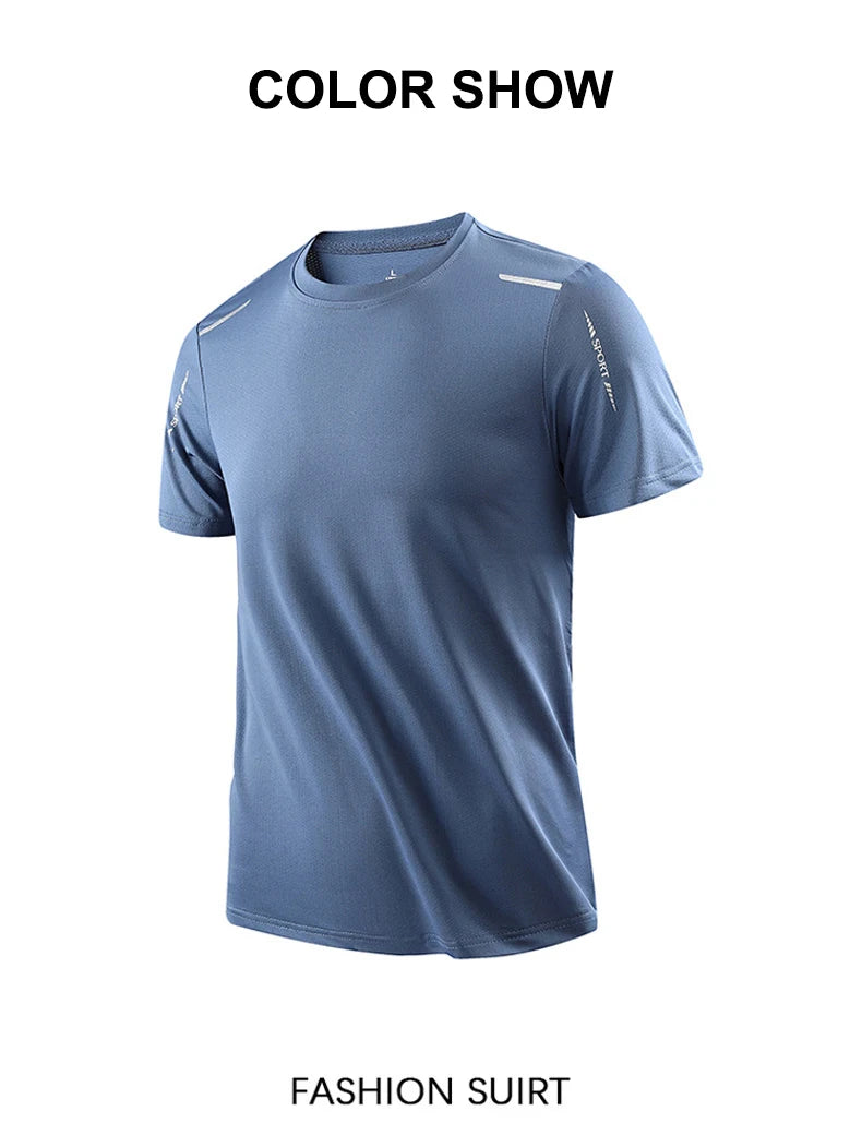 Camiseta Masculina Outdoor – Secagem Rápida, Respirável e Conforto Premium para o Verão
