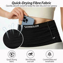 Cinturão Esportivo NEWBOLER – Bolsa Elástica de Corrida com Suporte para Número, Celular e Acessórios