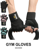 Luvas de Musculação GOUNOD – Respirável, Antiderrapante e com Suporte de Pulso