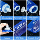 Cinturão Esportivo NEWBOLER – Bolsa Elástica de Corrida com Suporte para Número, Celular e Acessórios