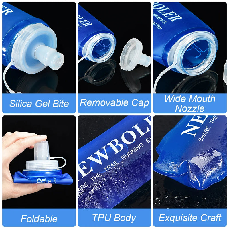 Cinturão Esportivo NEWBOLER – Bolsa Elástica de Corrida com Suporte para Número, Celular e Acessórios