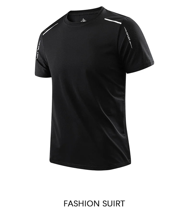 Camiseta Masculina Outdoor – Secagem Rápida, Respirável e Conforto Premium para o Verão