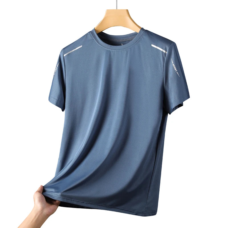 Camiseta Masculina Outdoor – Secagem Rápida, Respirável e Conforto Premium para o Verão