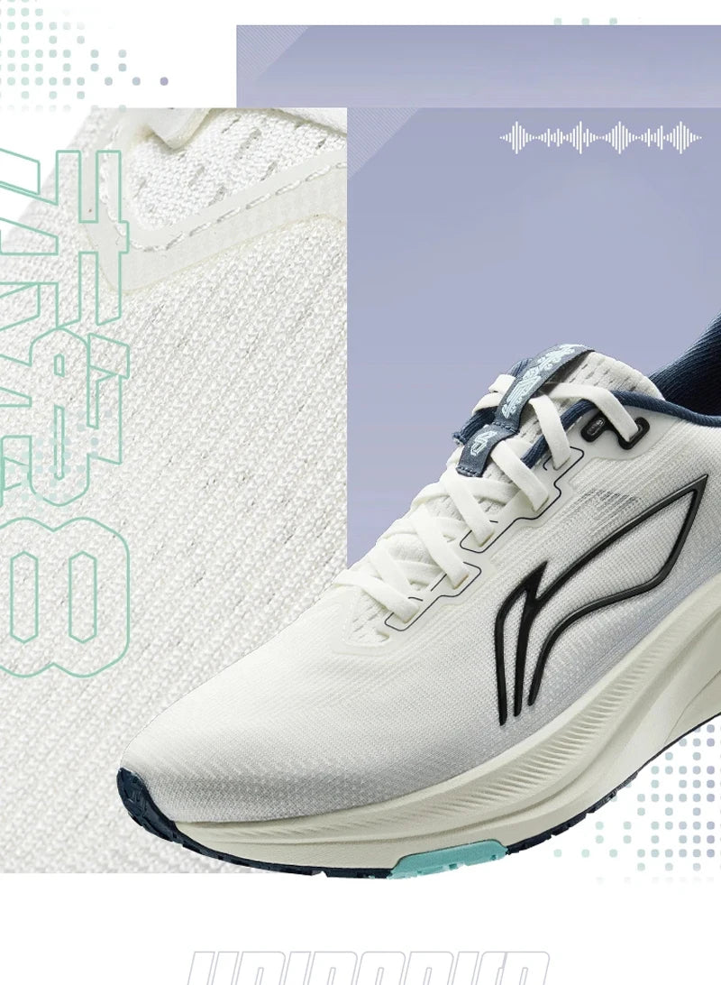 Tênis Li-Ning Red Hare 8 – Running Performance com Light Foam Ultra, Amortecimento Estável e Detalhes Reflexivos