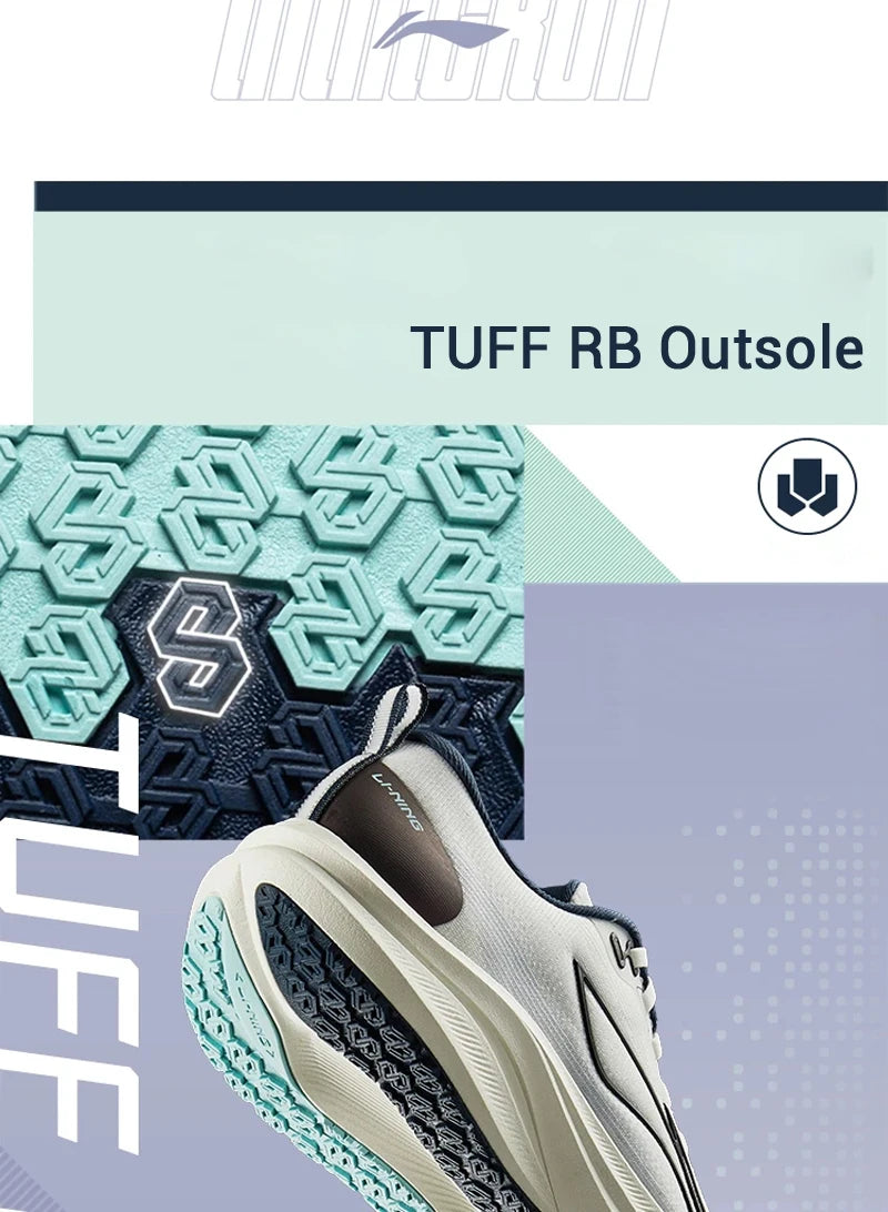 Tênis Li-Ning Red Hare 8 – Running Performance com Light Foam Ultra, Amortecimento Estável e Detalhes Reflexivos