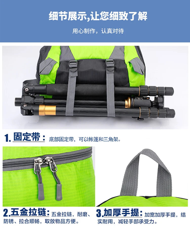 Mochila de Acampamento 40L – Grande Capacidade, Lona Reforçada e Performance Outdoor