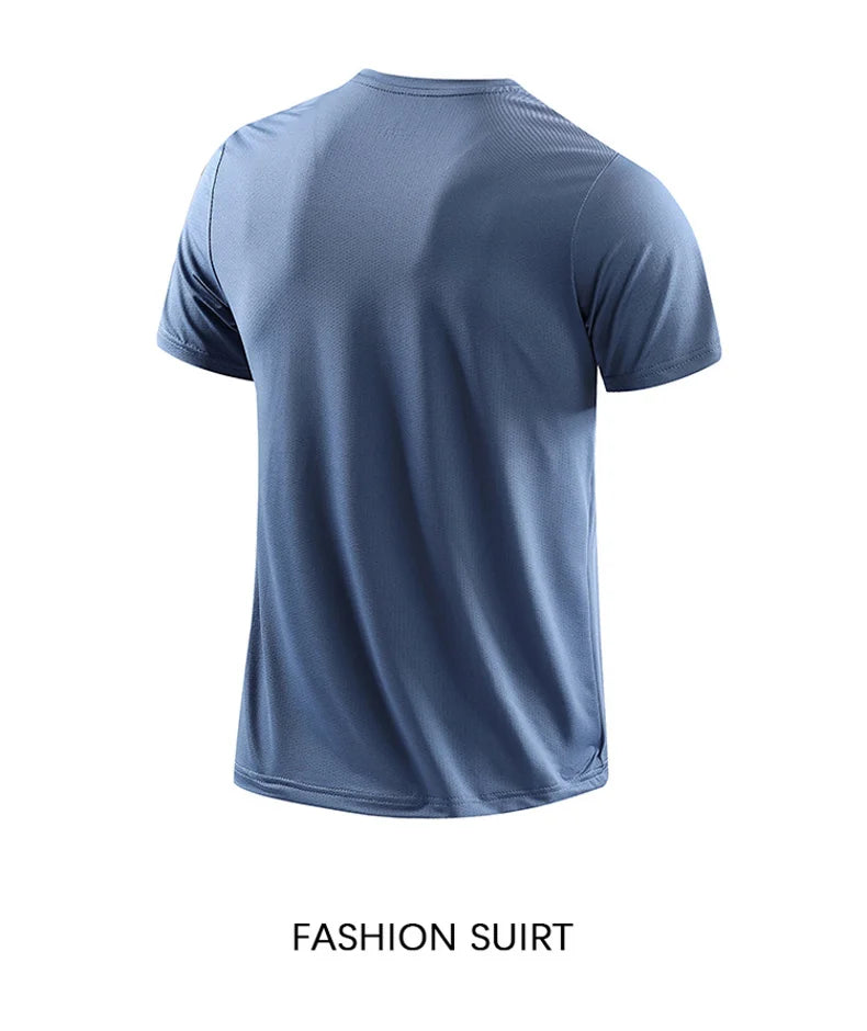 Camiseta Masculina Outdoor – Secagem Rápida, Respirável e Conforto Premium para o Verão