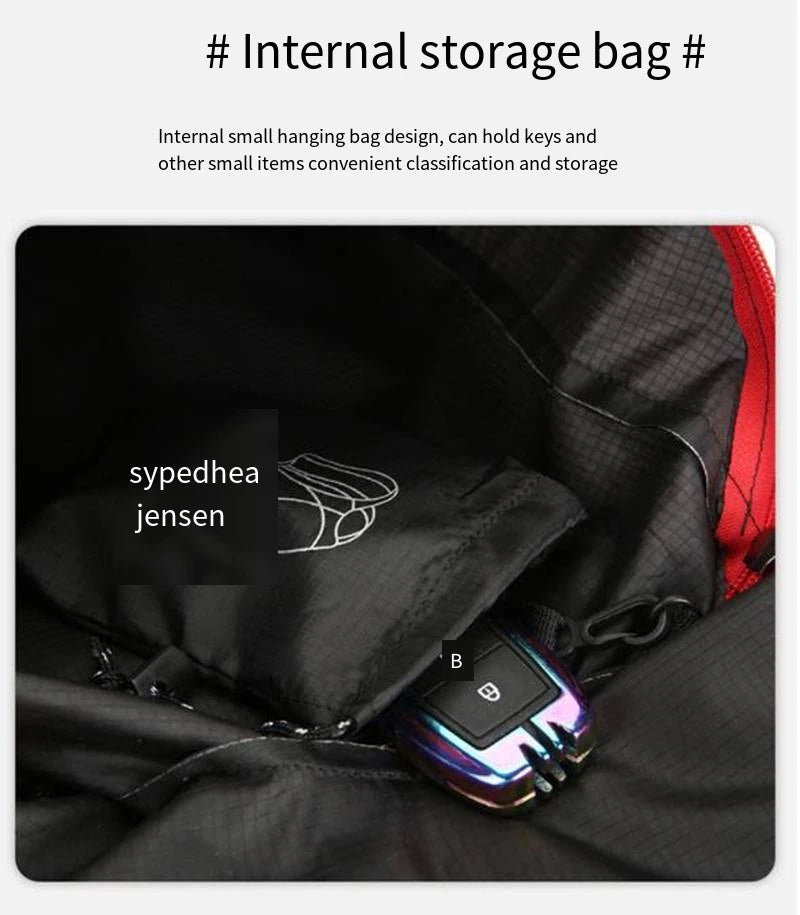 Mochila Dobrável Impermeável 20L — Leve, Resistente e Compacta para Camping, Trilhas e Viagens