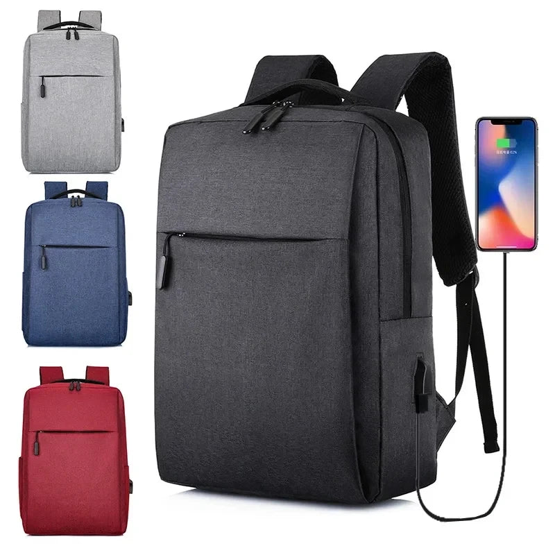 Mochila Business Versátil – USB Recarregável, Impermeável e Portátil