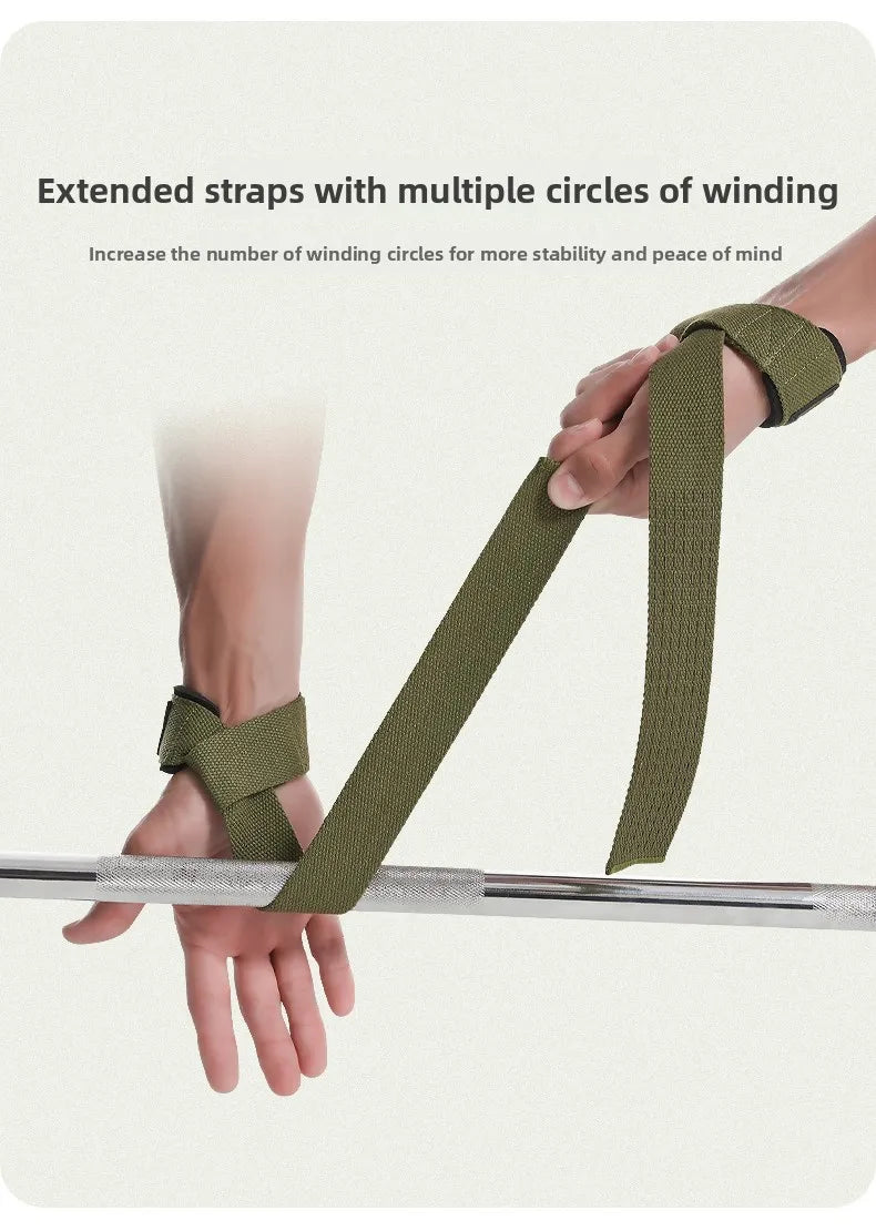 Straps de Levantamento – Suporte de Punho Ajustável Antiderrapante para Musculação