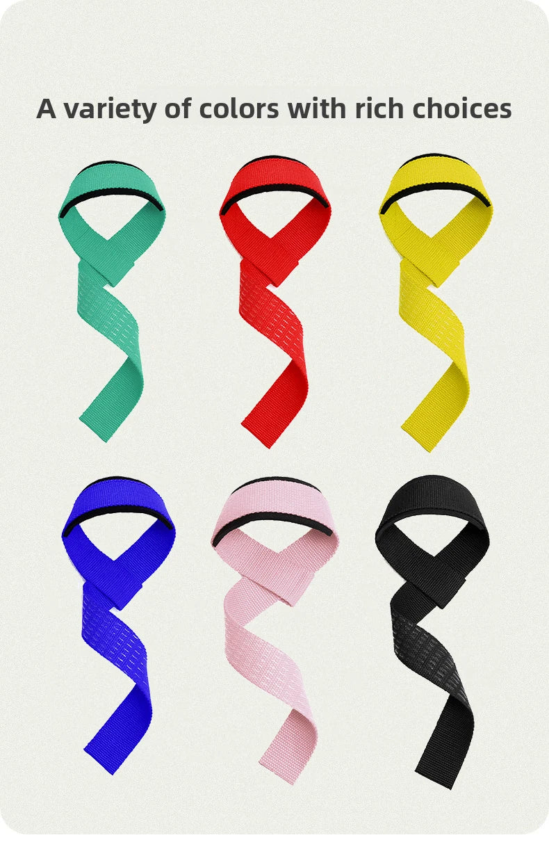 Straps de Levantamento – Suporte de Punho Ajustável Antiderrapante para Musculação
