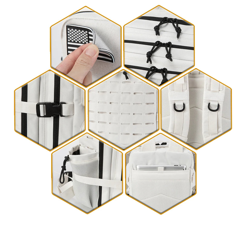 Mochila Tática Outdoor Pro 25L/45L — Militar, Sobrevivência e Uso Diário