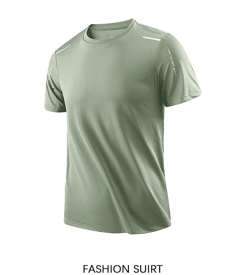 Camiseta Masculina Outdoor – Secagem Rápida, Respirável e Conforto Premium para o Verão