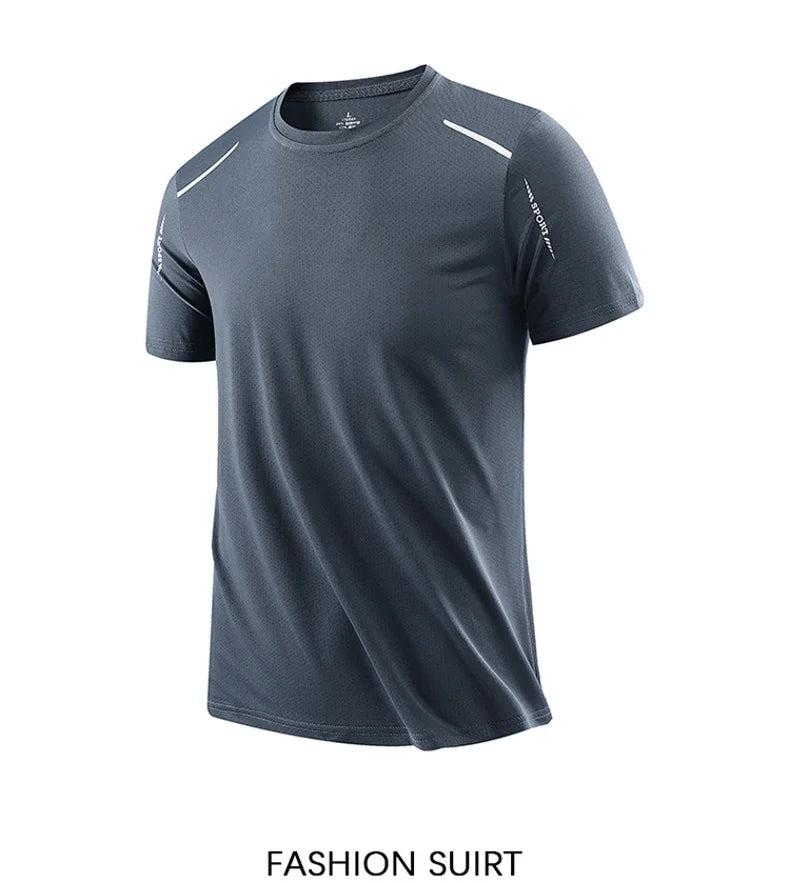 Camiseta Masculina Outdoor – Secagem Rápida, Respirável e Conforto Premium para o Verão