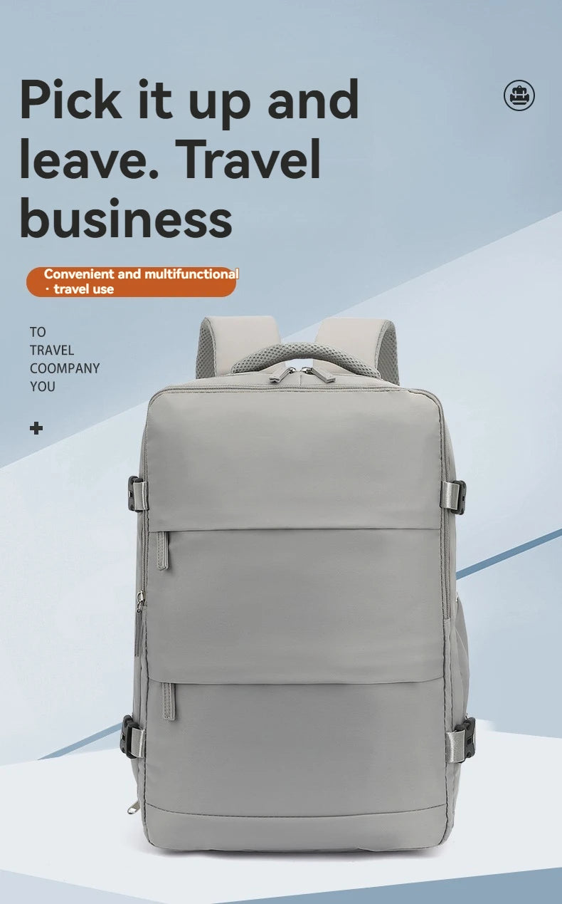 Mochila de Viagem Lumin Carry-On 42x18x29 — Cabine, Portátil e Multifuncional