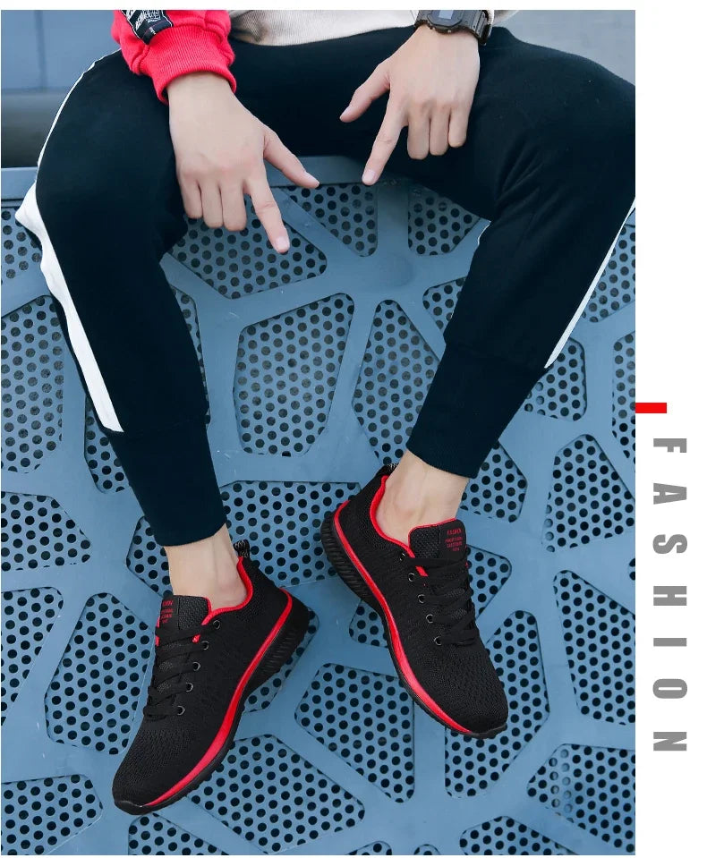 Tênis Masculino AirMesh Run — Leve, Respirável e Casual (36–48)