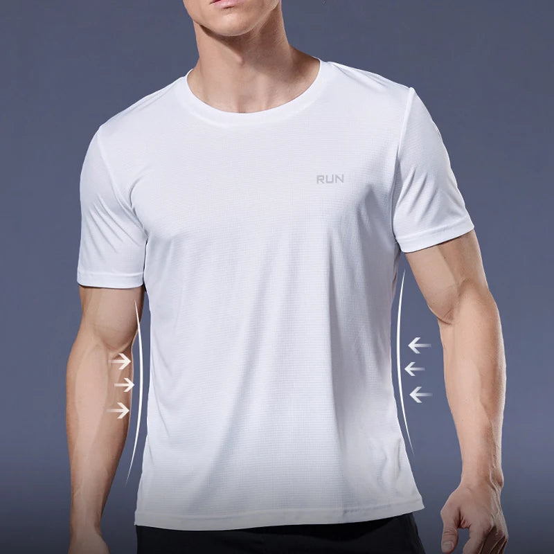 Camisa Masculina Oversized Fitness – Secagem Rápida, Treino e Corrida, Estilo Brasil