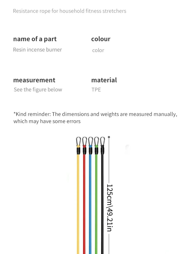Kit 11 Peças de Faixas Elásticas – Conjunto Completo de Treino, Resistência Progressiva e Exercitador com Pedal
