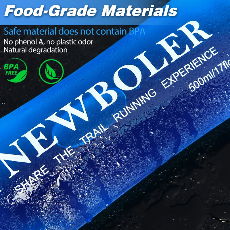 Cinturão Esportivo NEWBOLER – Bolsa Elástica de Corrida com Suporte para Número, Celular e Acessórios