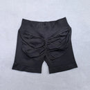 Shorts Femininos Seamless Biker 4.5" – Treino, Yoga e Academia, Modelo Scrunch com Cintura Baixa Nervurada