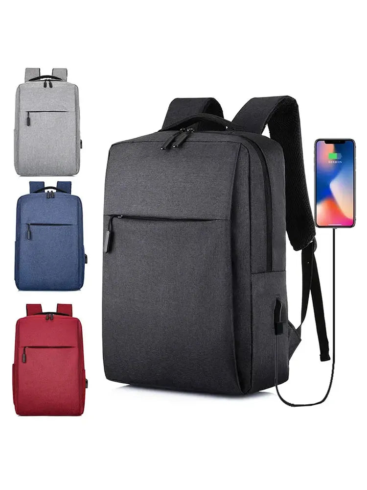 Mochila Business Versátil – USB Recarregável, Impermeável e Portátil