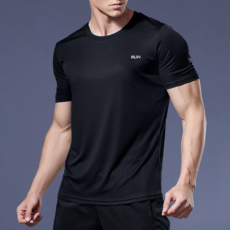 Camisa Masculina Oversized Fitness – Secagem Rápida, Treino e Corrida, Estilo Brasil