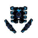 Estimulador Muscular EMS 3 em 1 – Recarregável por USB, Treino Abdominal e de Braços sem Fios