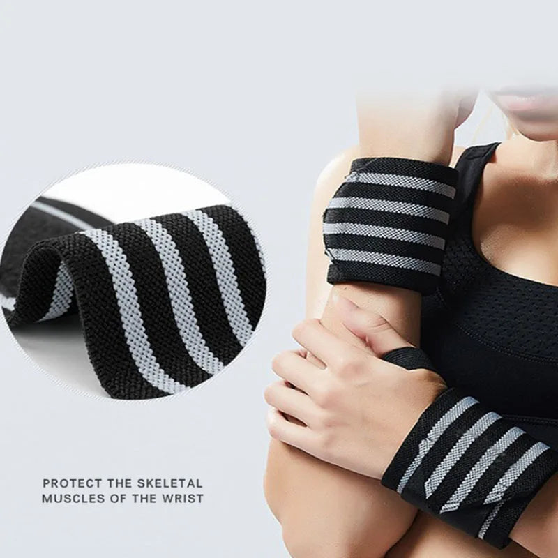 Wrist Wraps de Alta Resistência – Suporte de Punho para Treino, Levantamento de Peso e Proteção Articular (1 ou 2 Peças)