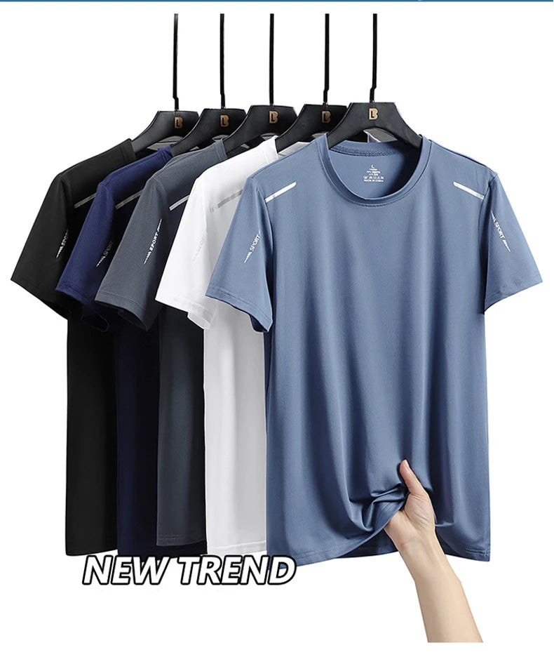 Camiseta Masculina Outdoor – Secagem Rápida, Respirável e Conforto Premium para o Verão