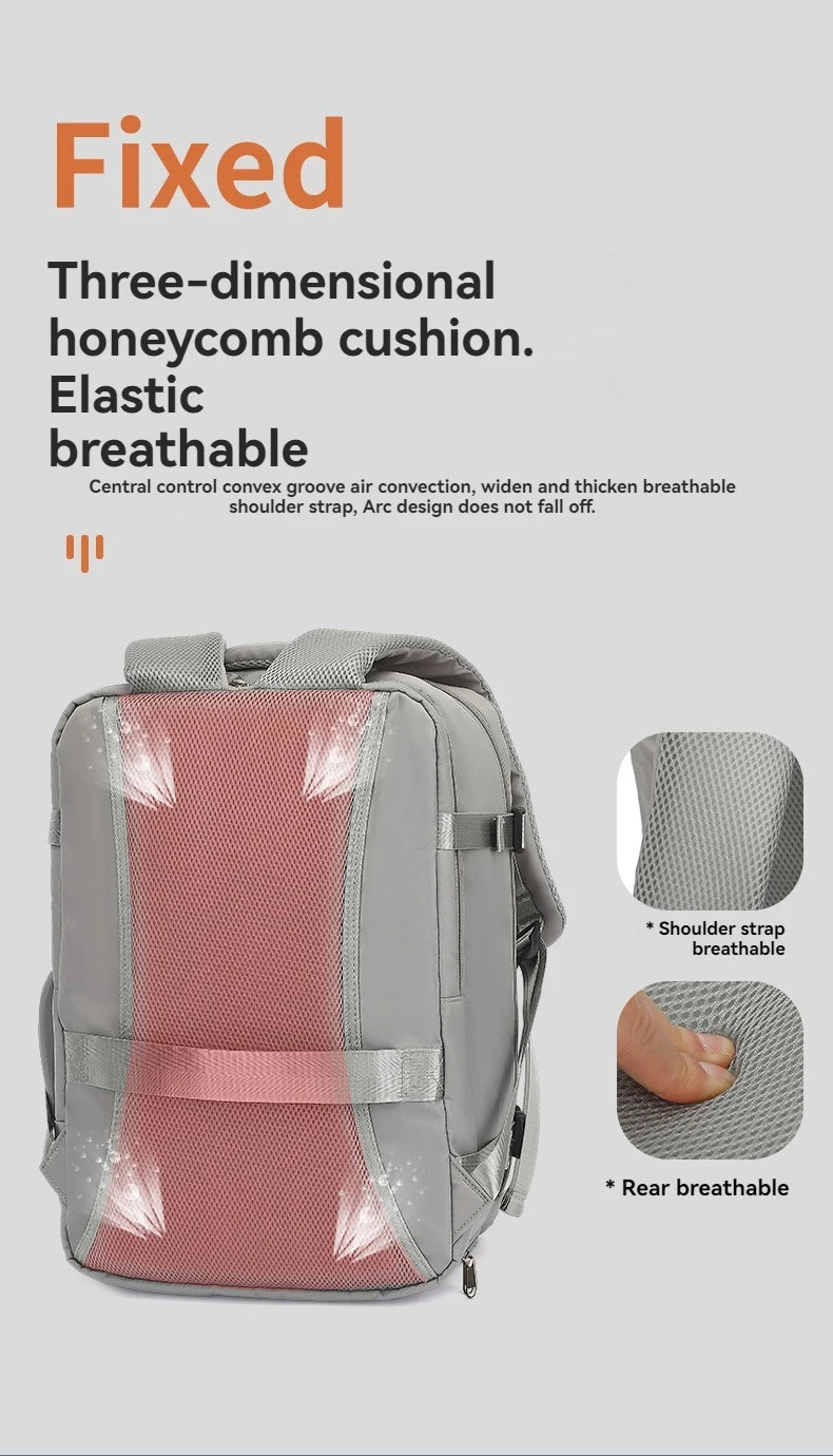 Mochila de Viagem Lumin Carry-On 42x18x29 — Cabine, Portátil e Multifuncional