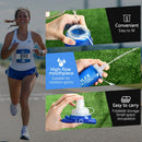 Cinturão Esportivo NEWBOLER – Bolsa Elástica de Corrida com Suporte para Número, Celular e Acessórios