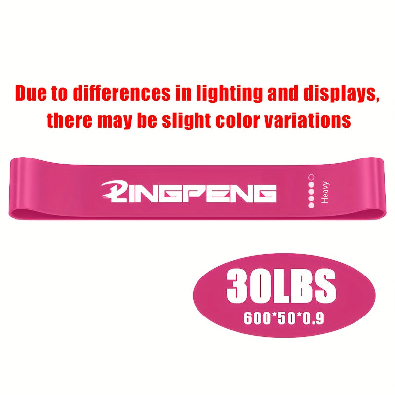 Mini Band Elástica – Kit com 1 ou 5 Unidades para Treino de Glúteos, Pernas e Corpo Total